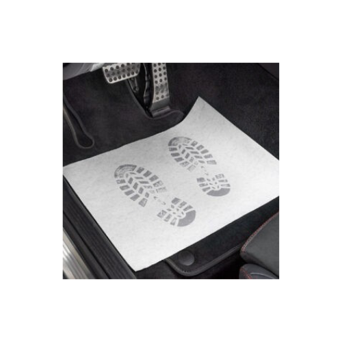 SERWO Zaštita za tepihe od papira s tiskom stopala